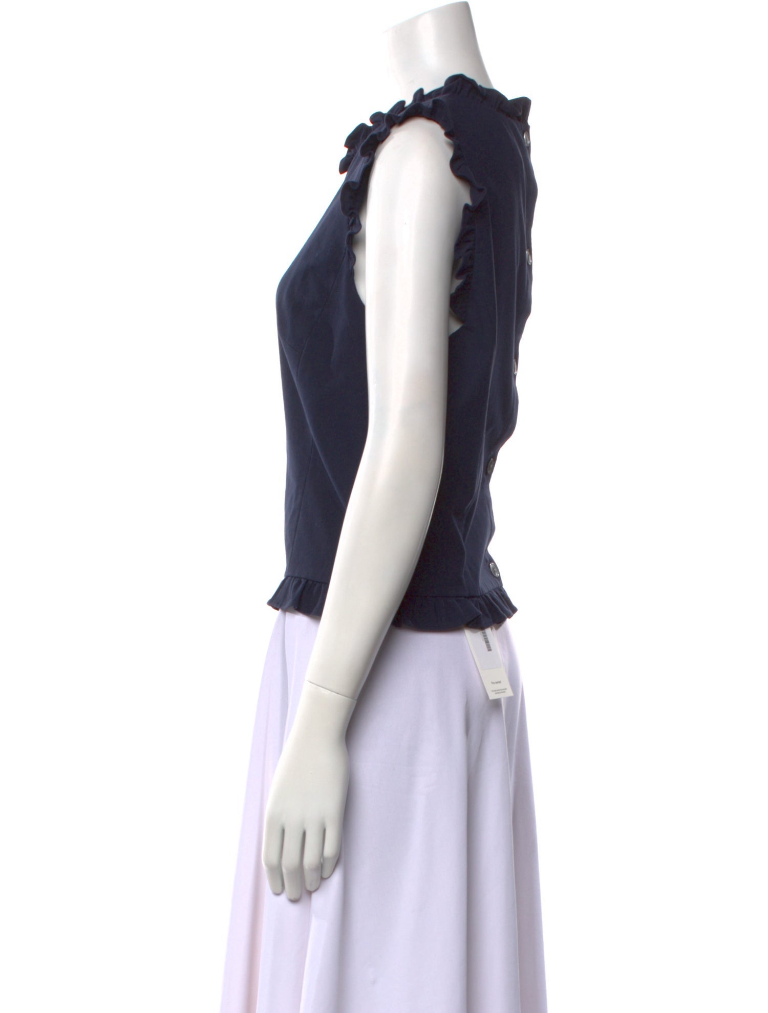 Tailored by Rebecca Taylor Mock Neck Sleeveless Crop Top w/ Tags