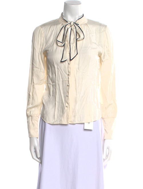 Tailored by Rebecca Taylor Long Sleeve Button-Up Top