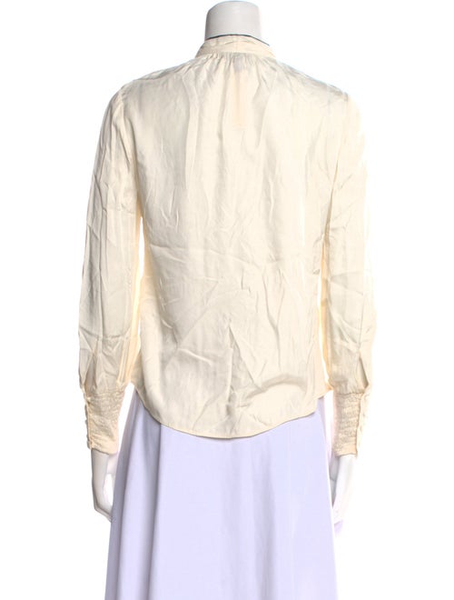 Tailored by Rebecca Taylor Long Sleeve Button-Up Top
