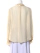 Tailored by Rebecca Taylor Silk Mock Neck Blouse