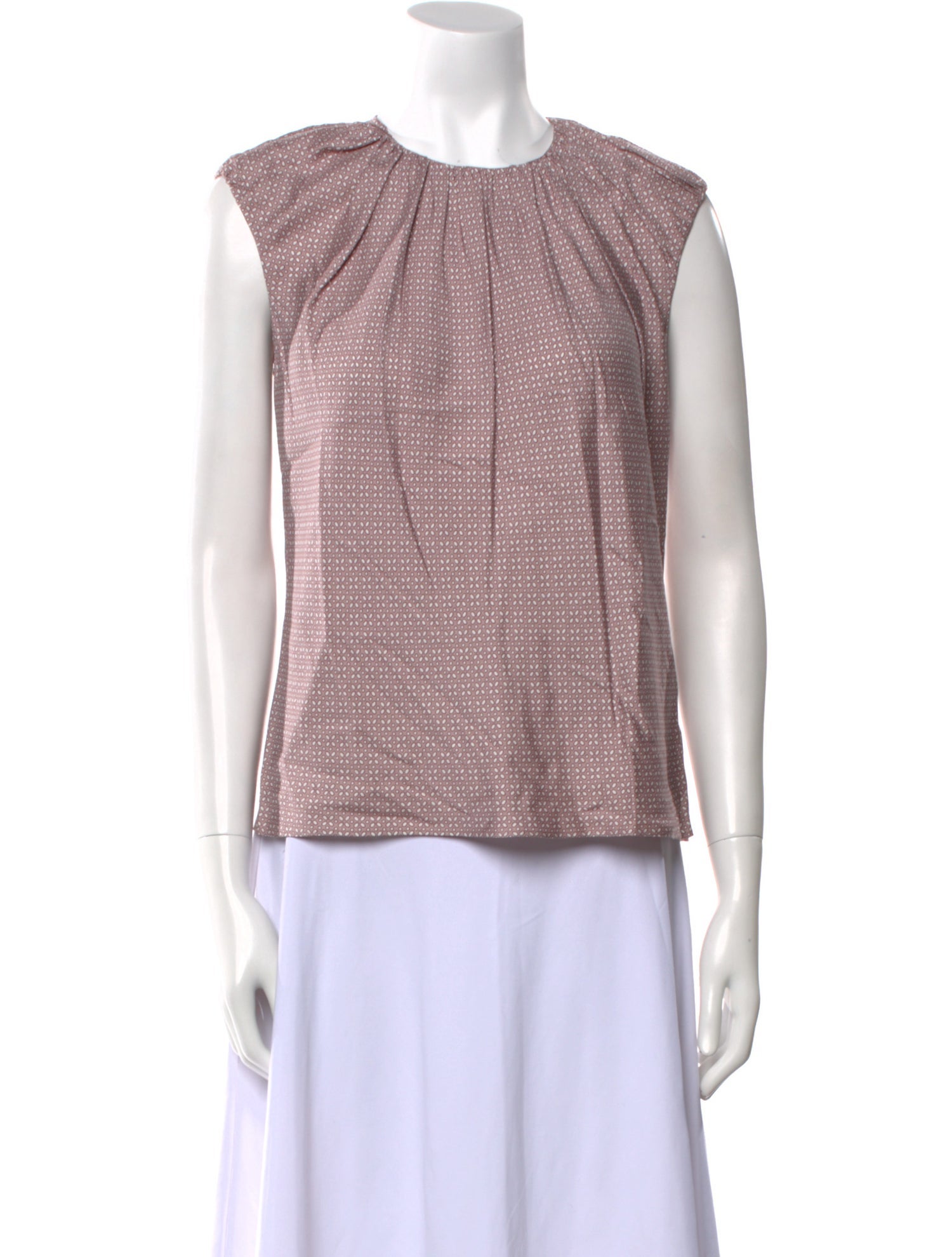 Tailored by Rebecca Taylor Crew Neck Sleeveless Top w/ Tags