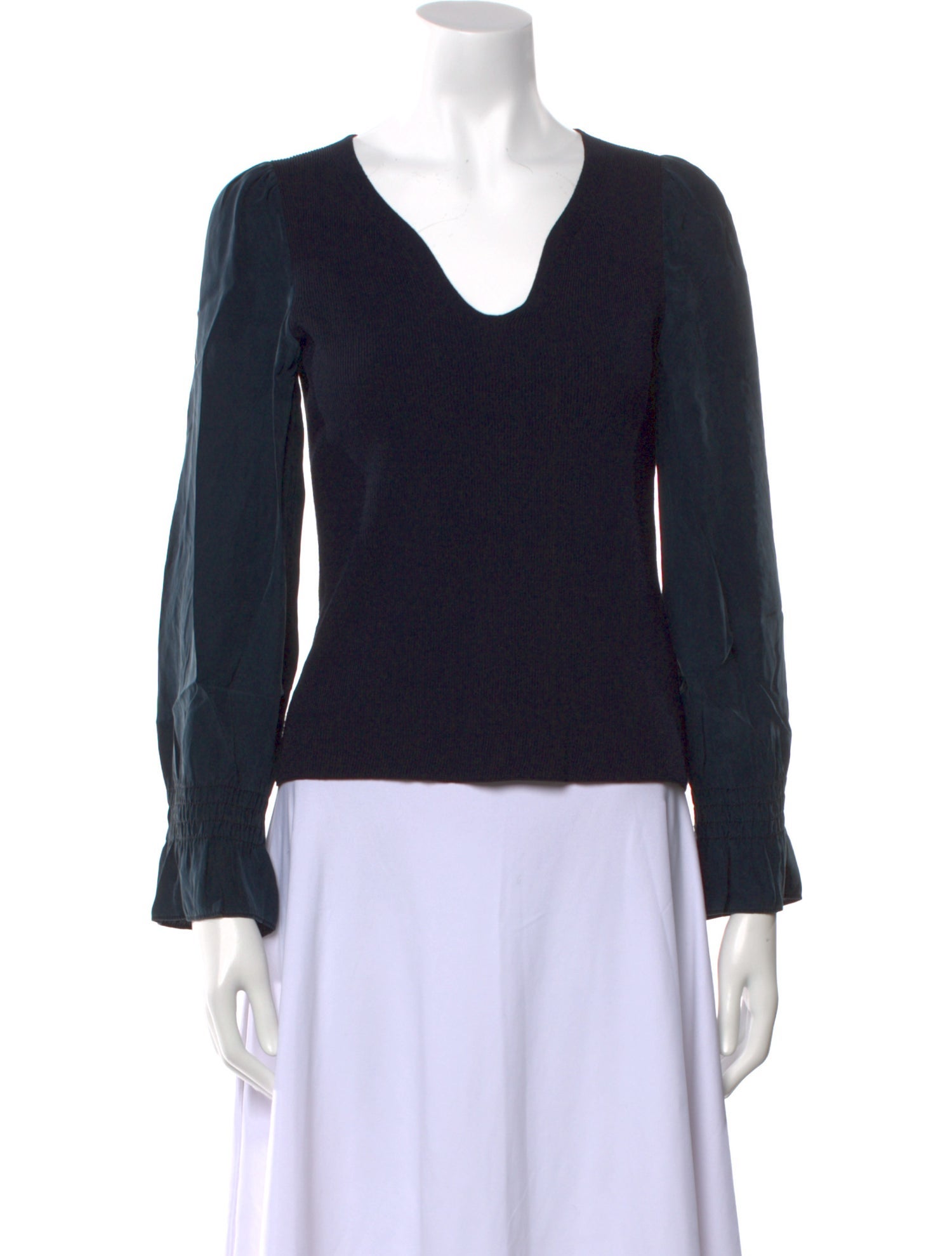 Tailored by Rebecca Taylor V-Neck Long Sleeve Top w/ Tags