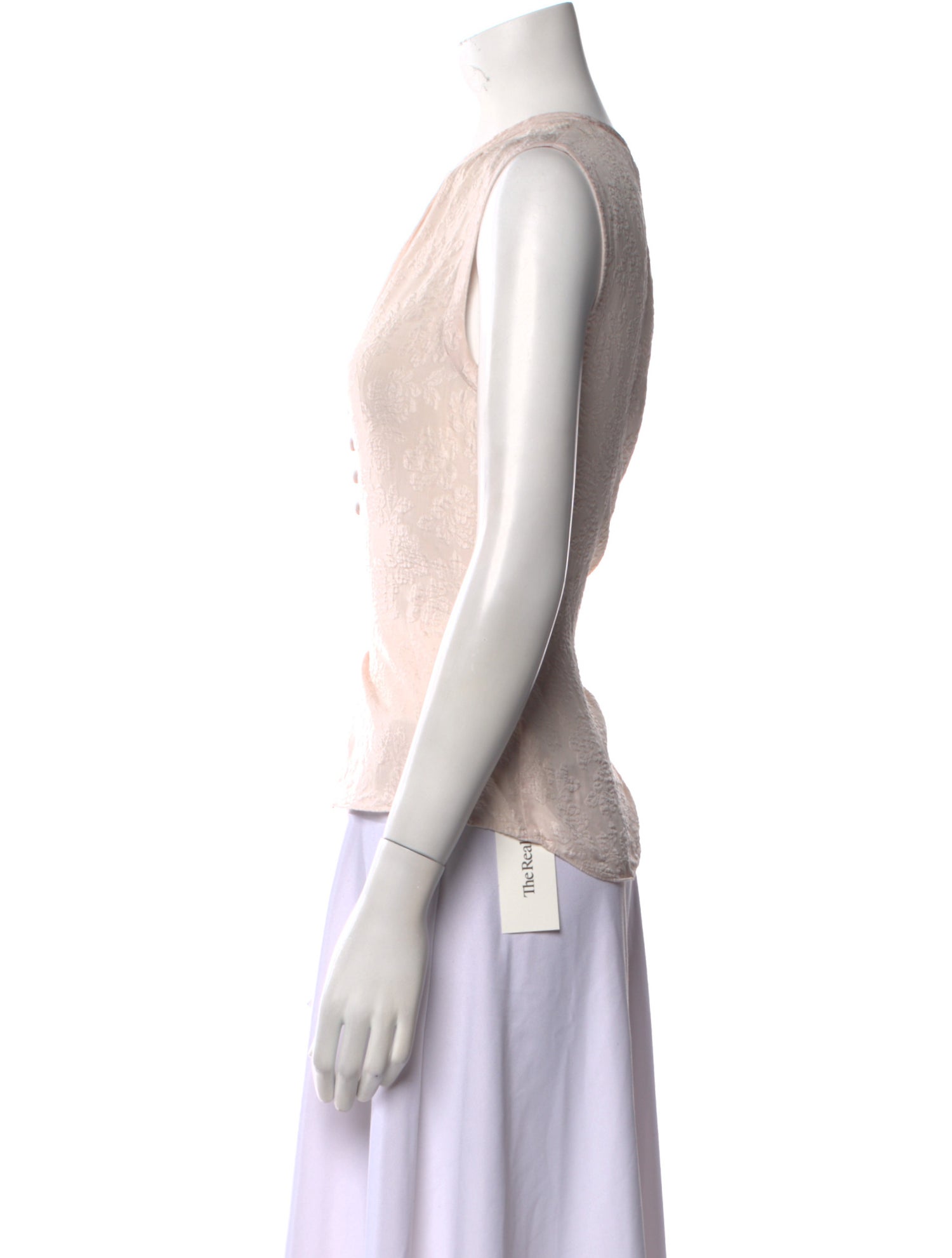 Tailored by Rebecca Taylor Silk Scoop Neck Polo