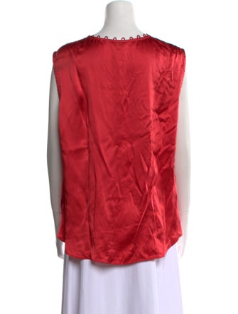 Tailored by Rebecca Taylor Silk V-Neck Blouse