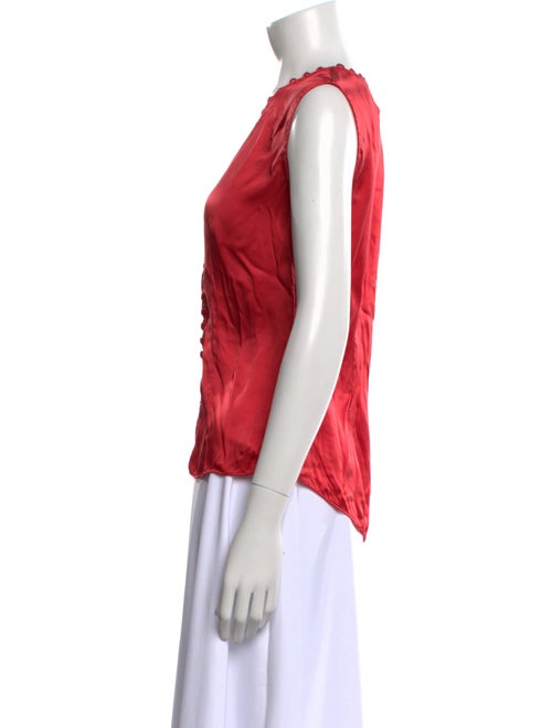 Tailored by Rebecca Taylor Silk V-Neck Blouse