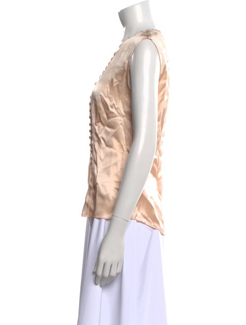 Tailored by Rebecca Taylor Silk V-Neck Blouse