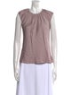 Tailored by Rebecca Taylor Crew Neck Sleeveless Top