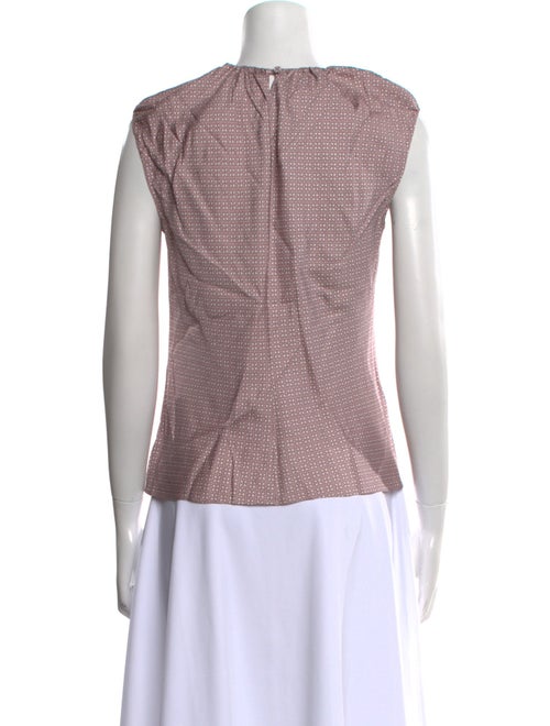 Tailored by Rebecca Taylor Crew Neck Sleeveless Top