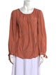 Tailored by Rebecca Taylor Silk Scoop Neck Blouse