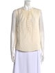 Tailored by Rebecca Taylor Silk Crew Neck Top
