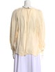 Tailored by Rebecca Taylor Silk Crew Neck Blouse