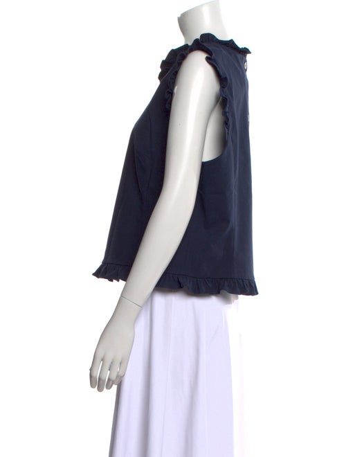 Tailored by Rebecca Taylor Cowl Neck Short Sleeve Sweatshirt