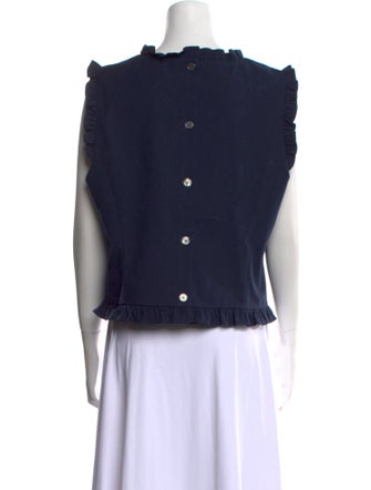 Tailored by Rebecca Taylor Cowl Neck Short Sleeve Sweatshirt