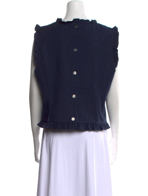 Tailored by Rebecca Taylor Cowl Neck Short Sleeve Sweatshirt