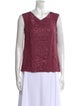 Tailored by Rebecca Taylor V-Neck Sleeveless Top