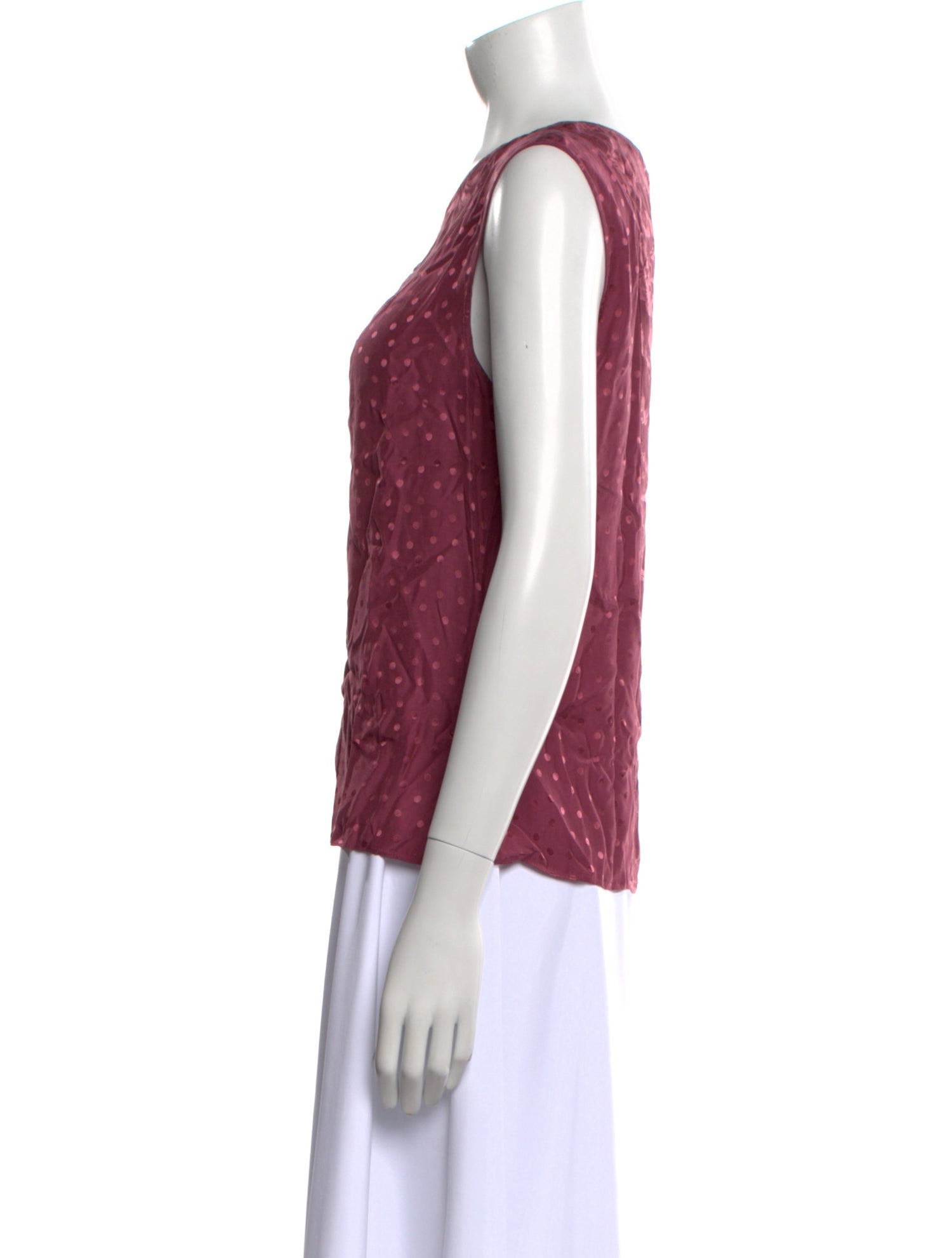 Tailored by Rebecca Taylor V-Neck Sleeveless Top