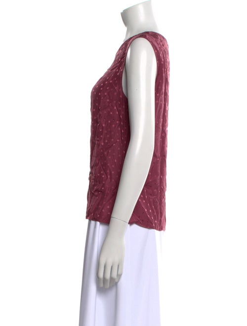 Tailored by Rebecca Taylor V-Neck Sleeveless Top