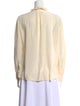 Tailored by Rebecca Taylor Silk Mock Neck Blouse