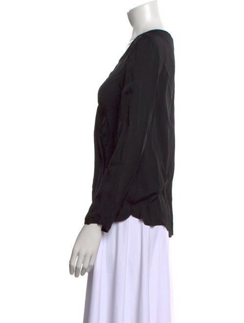 Tailored by Rebecca Taylor Silk Scoop Neck Top