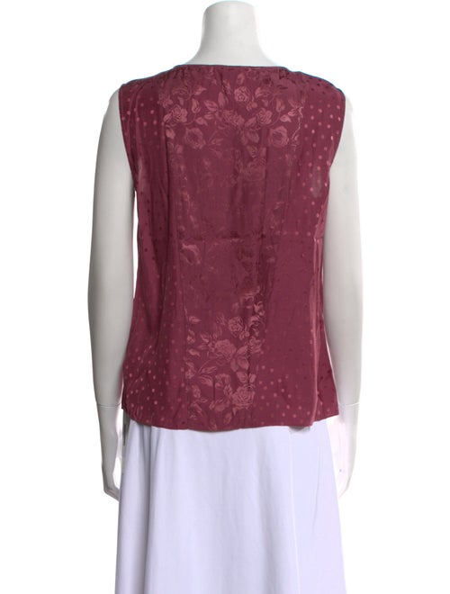 Tailored by Rebecca Taylor V-Neck Sleeveless Top