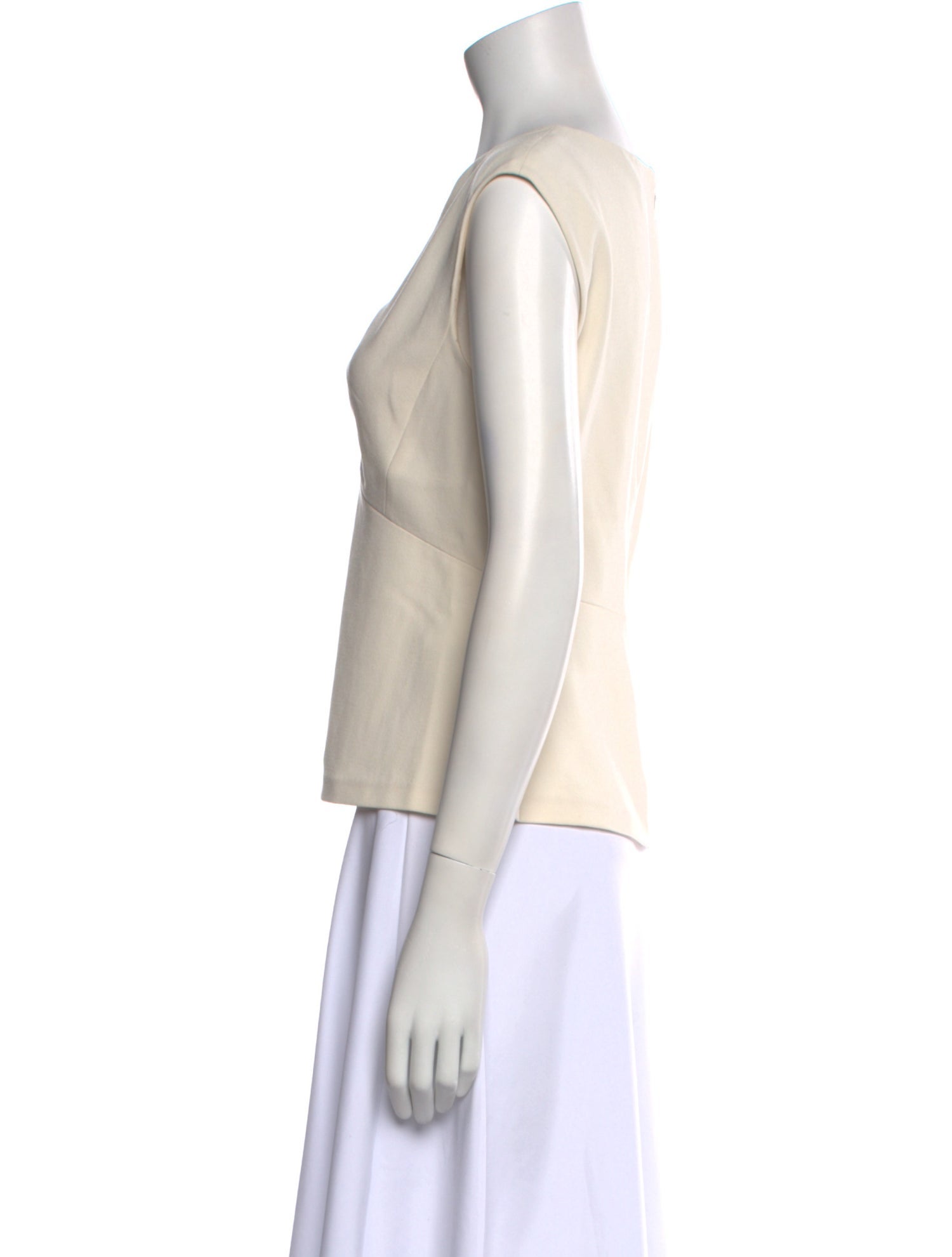 Tailored by Rebecca Taylor V-Neck Sleeveless Top