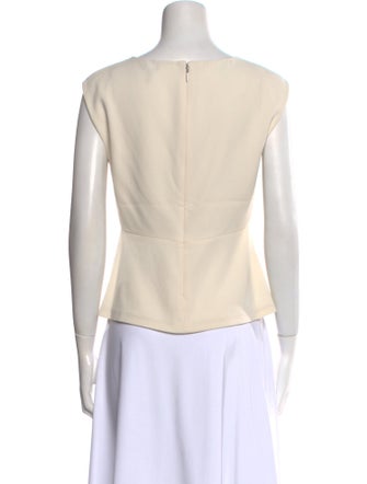 Tailored by Rebecca Taylor V-Neck Sleeveless Top