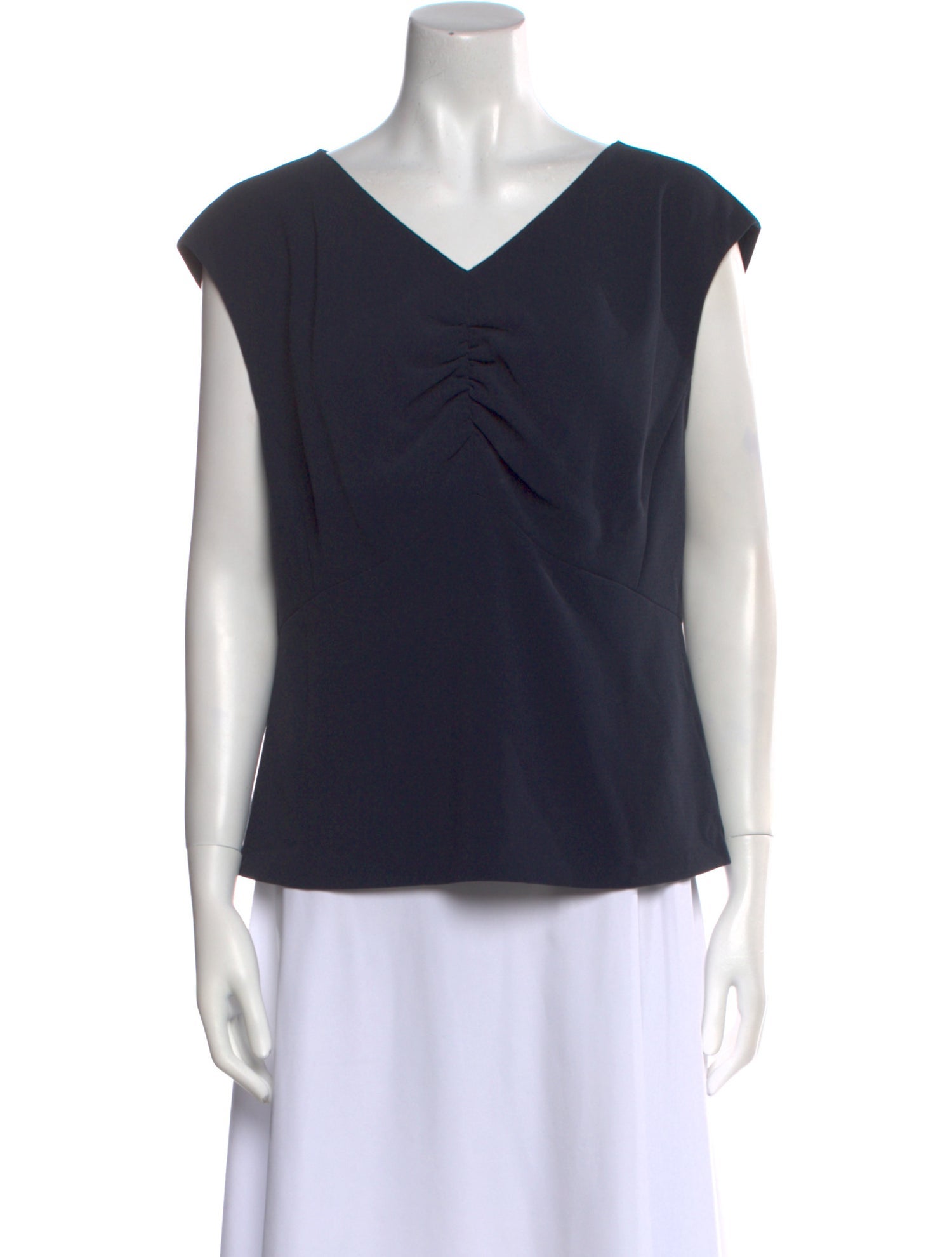 Tailored by Rebecca Taylor V-Neck Short Sleeve Top