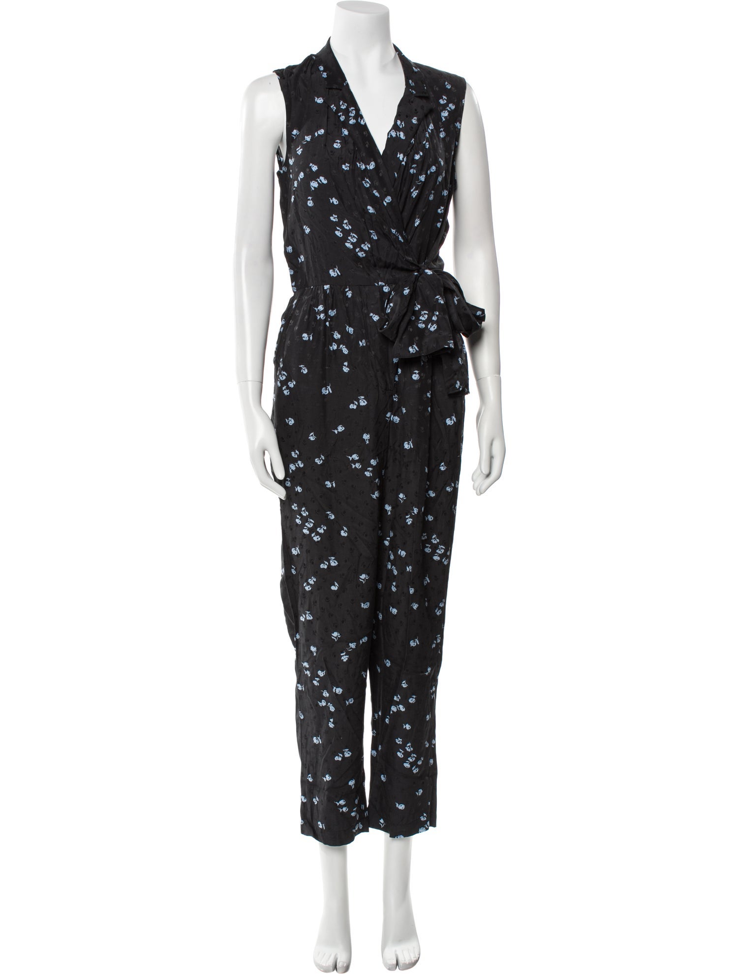 Tailored by Rebecca Taylor Floral Print V-Neck Jumpsuit w/ Tags