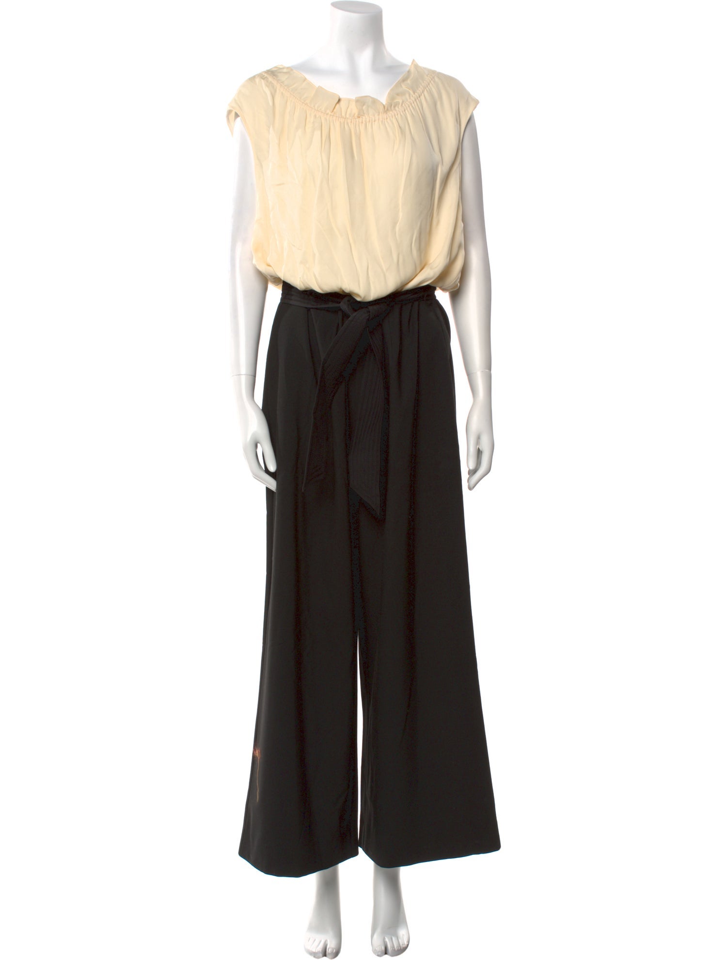 Tailored by Rebecca Taylor Colorblock Pattern Scoop Neck Jumpsuit w/ Tags