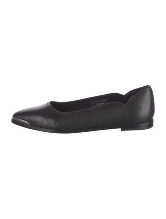 Tecovas Leather Ballet Flats