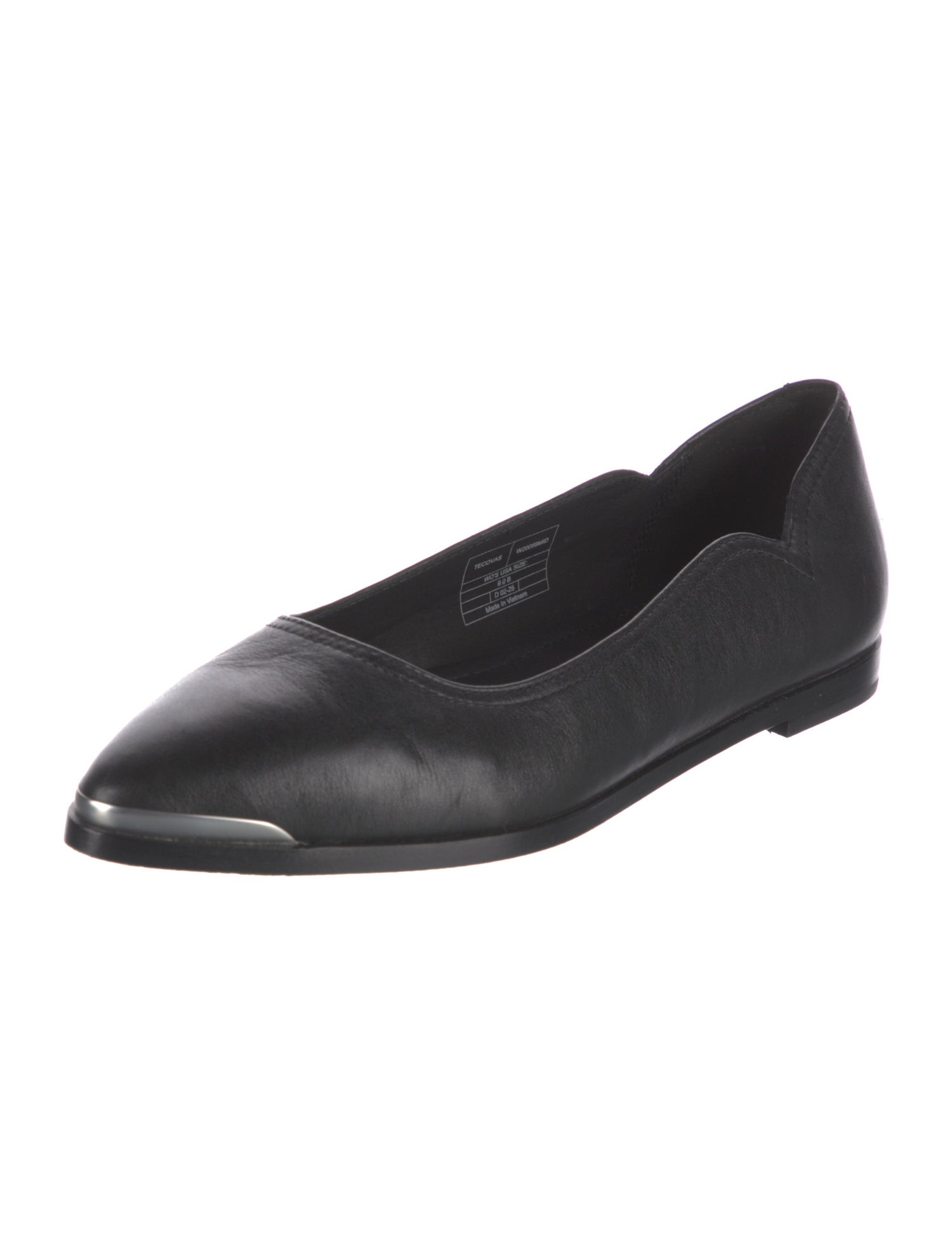 Tecovas Leather Ballet Flats