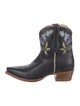 Tecovas Leather Embroidered Accent Western Boots