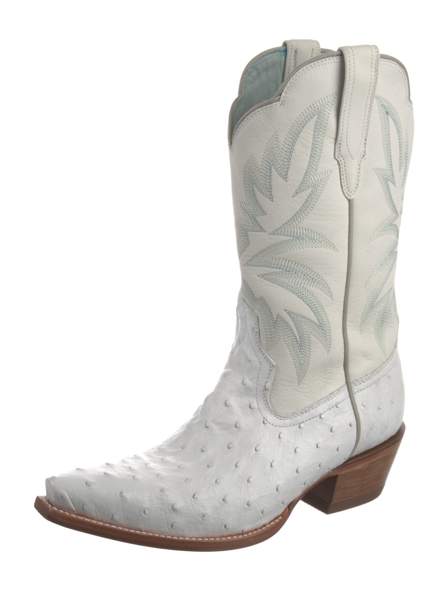 Tecovas Alligator Embroidered Accent Western Boots
