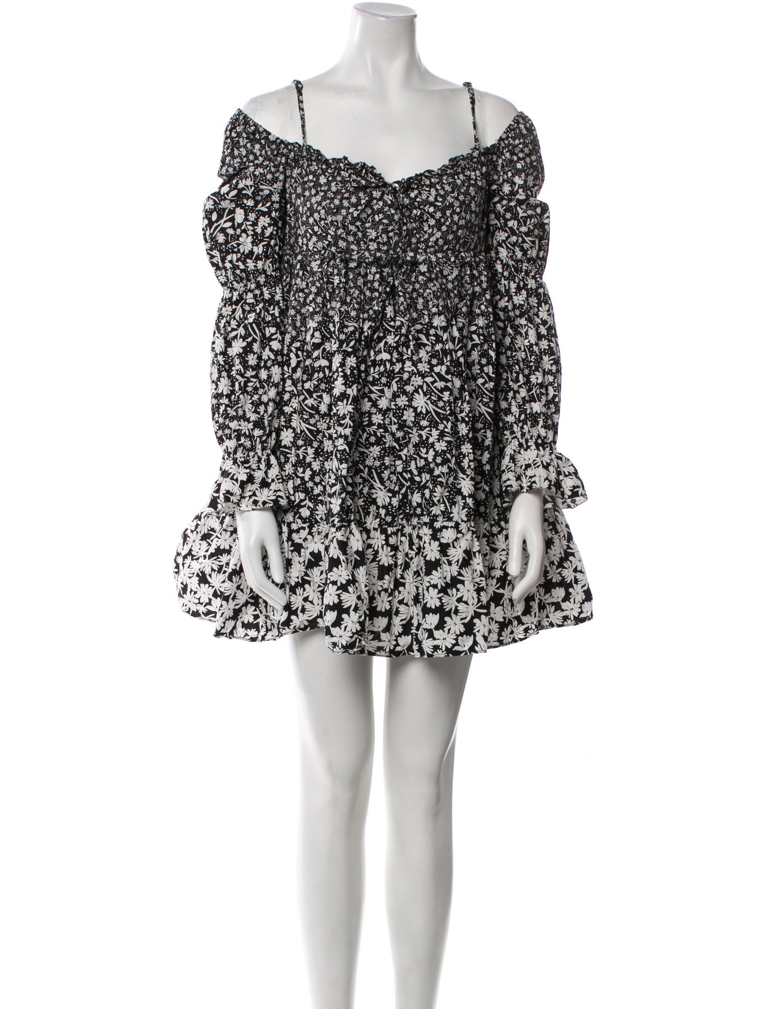 Tecovas Floral Print Mini Dress