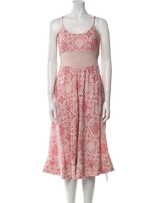 Tecovas Printed Midi Length Dress