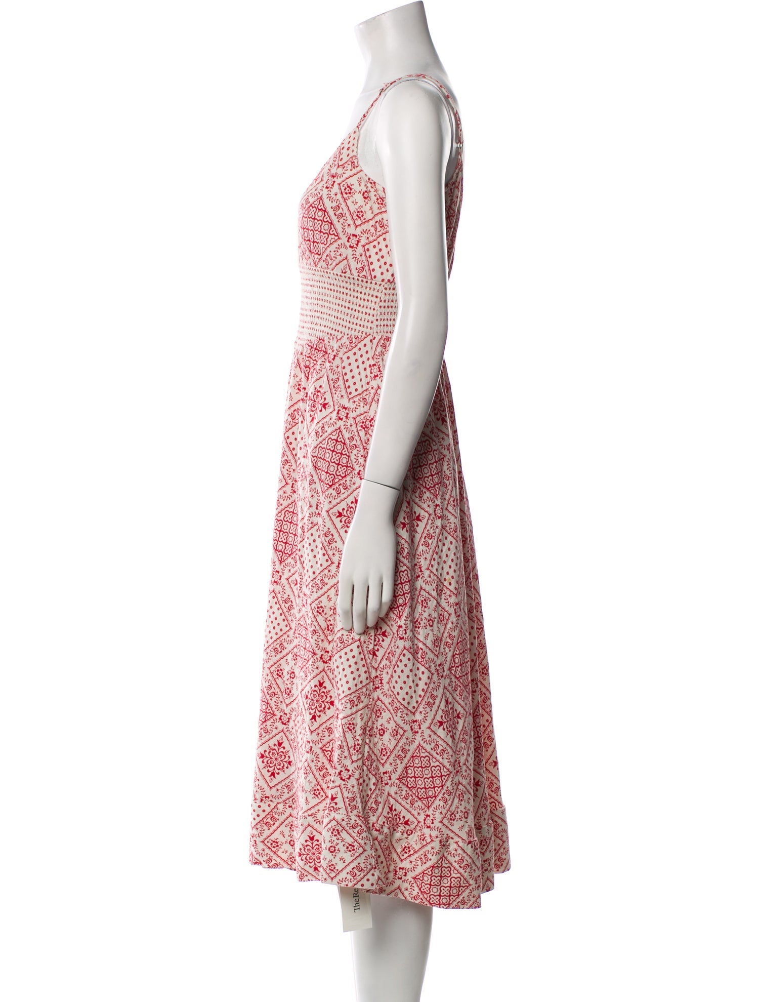 Tecovas Printed Midi Length Dress