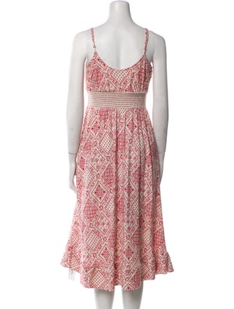 Tecovas Printed Midi Length Dress