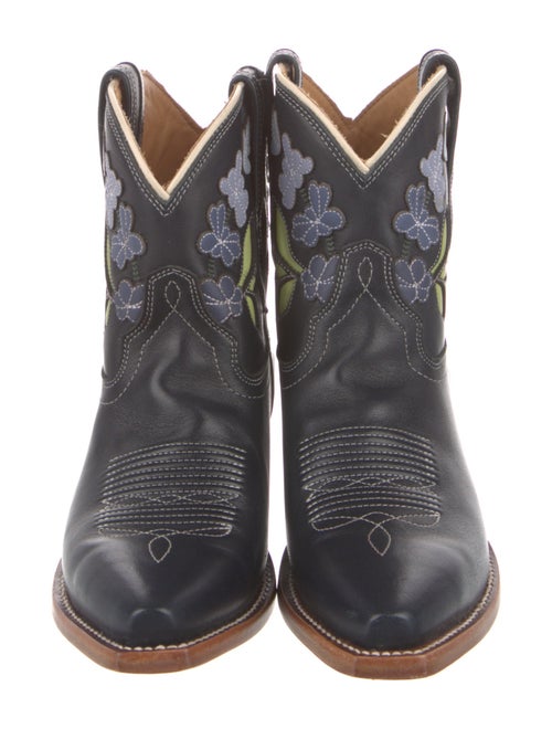 Tecovas Leather Floral Print Western Boots