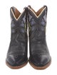 Tecovas Leather Floral Print Western Boots