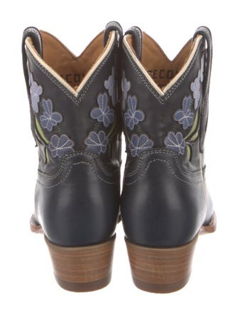 Tecovas Leather Floral Print Western Boots