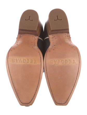 Tecovas Leather Floral Print Western Boots