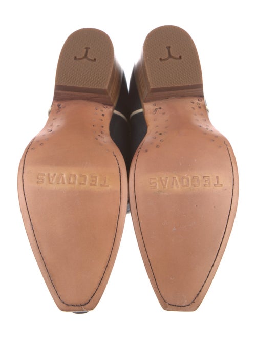 Tecovas Leather Floral Print Western Boots