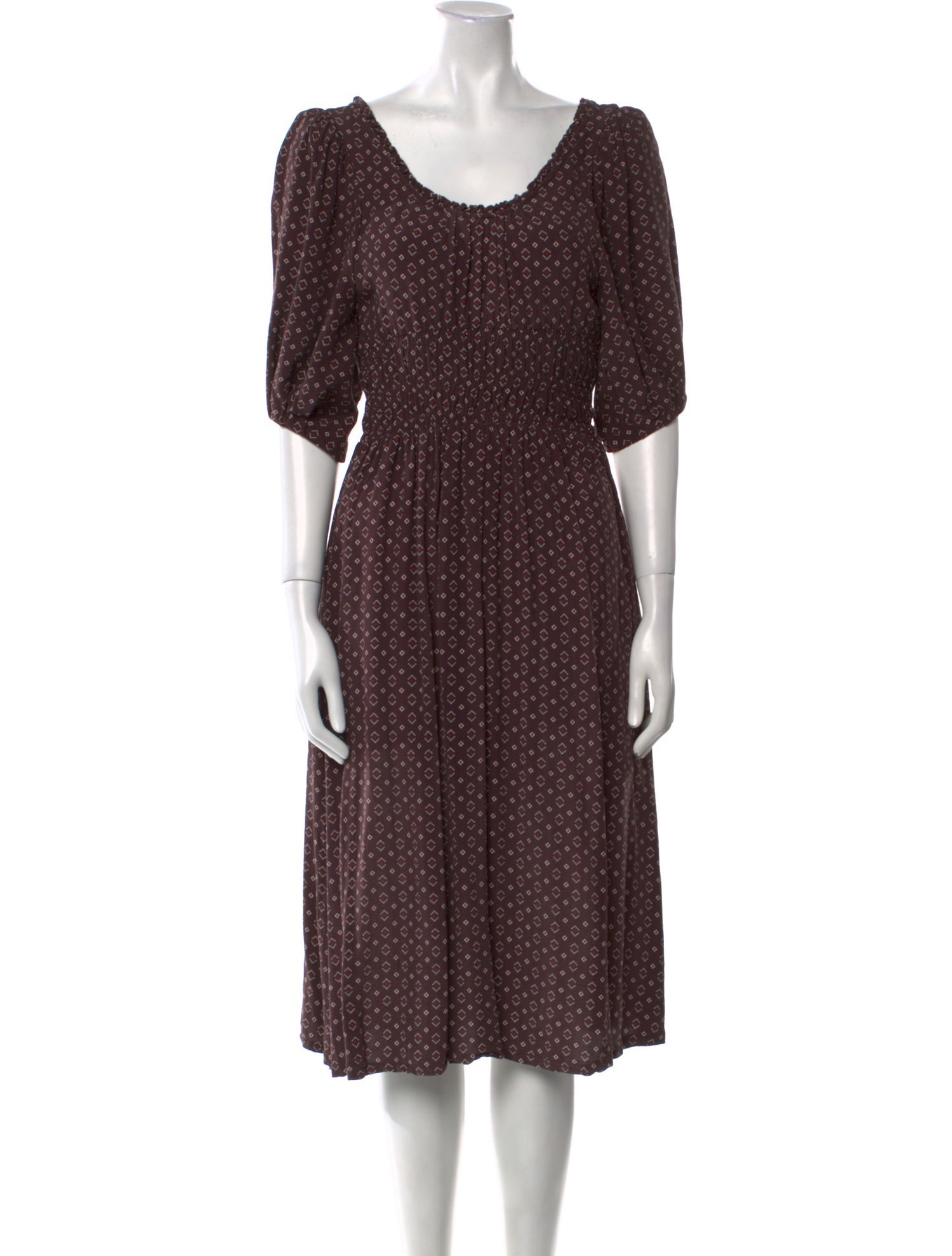 Tecovas Printed Midi Length Dress