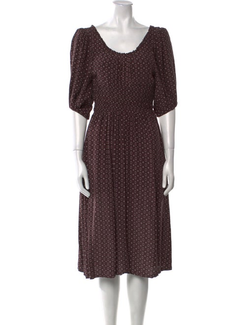 Tecovas Printed Midi Length Dress