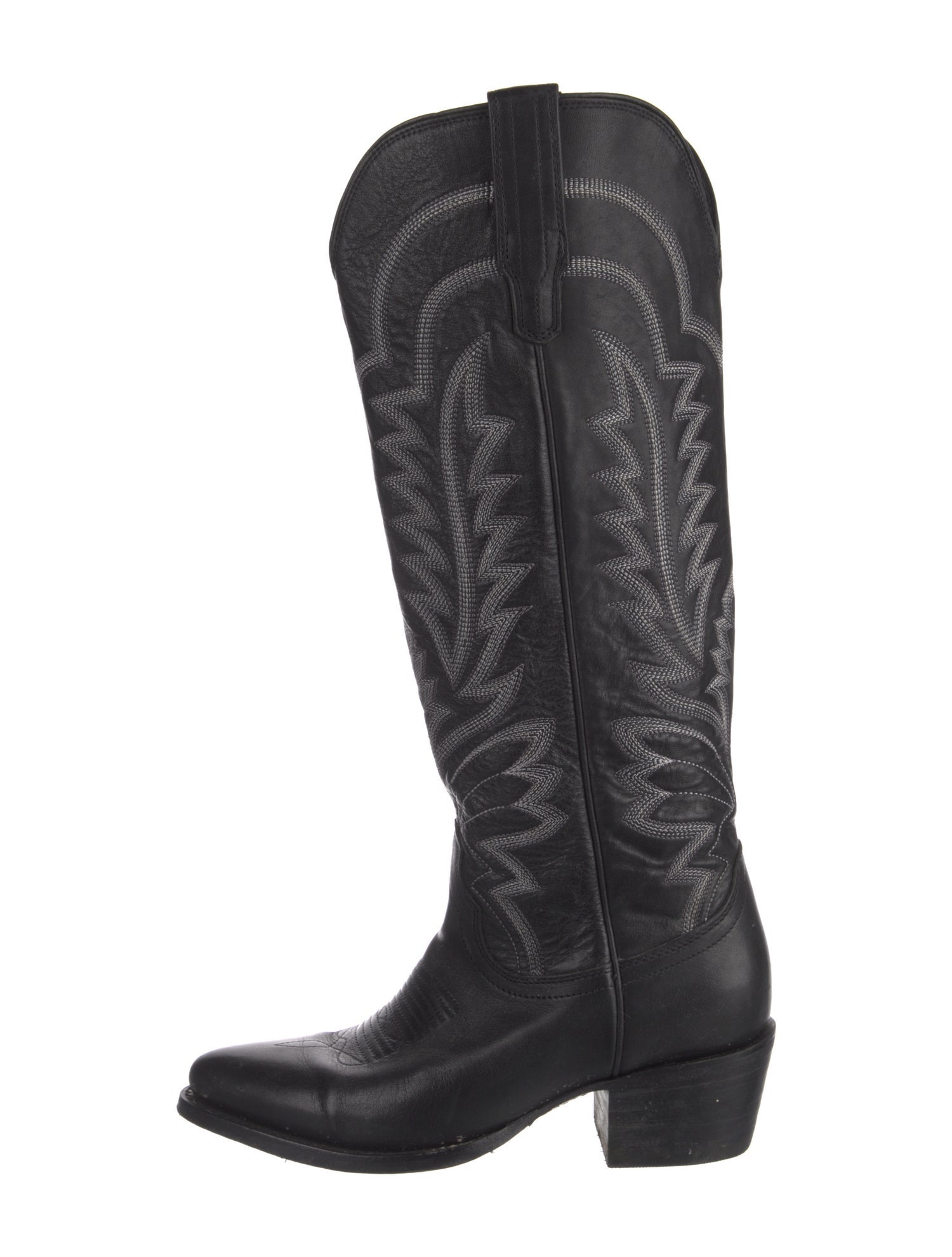 Tecovas Leather Printed Riding Boots