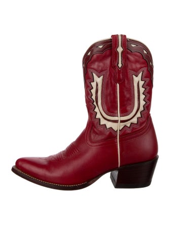 Tecovas Leather Patterned Western Boots