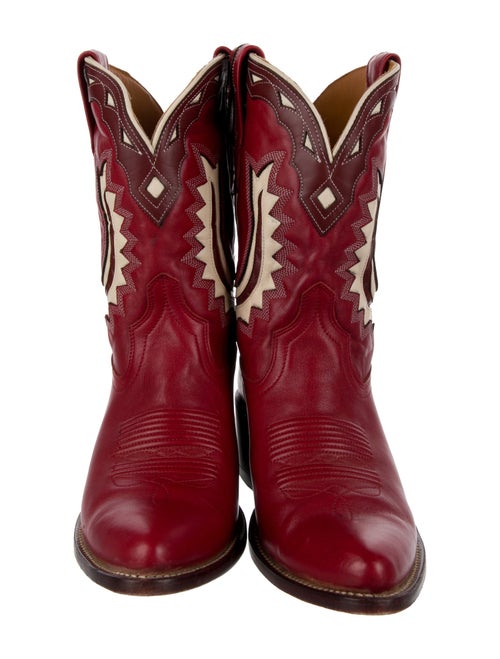Tecovas Leather Patterned Western Boots