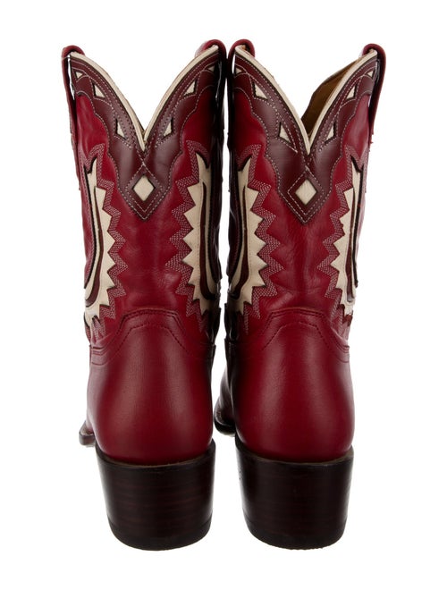 Tecovas Leather Patterned Western Boots