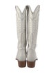 Tecovas Leather Colorblock Pattern Riding Boots