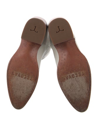 Tecovas Leather Colorblock Pattern Riding Boots